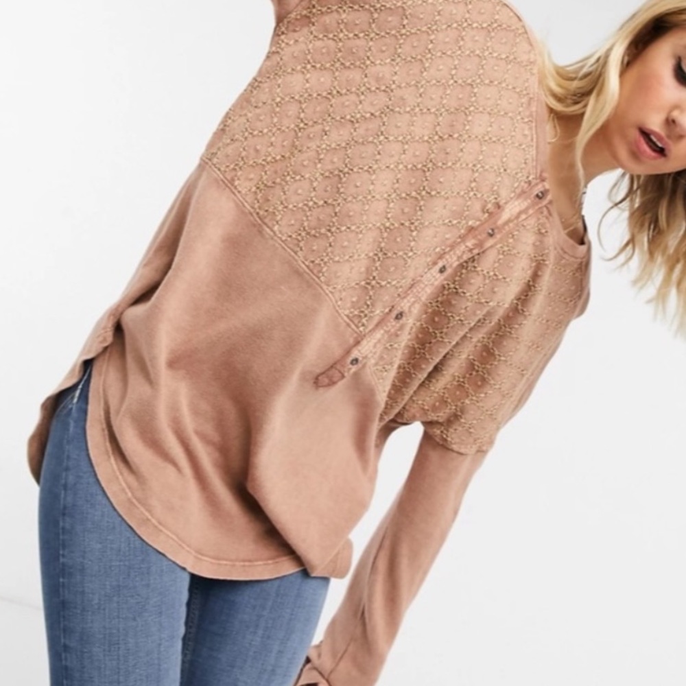 Free People Long Sleeve Tee